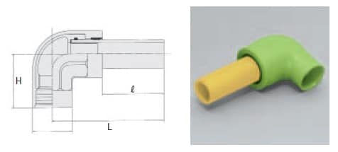 Female Thread Elbow Diagram